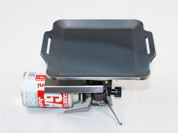 イワタニ カセットガス ジュニアコンパクトバーナー対応グリルプレート バーベキュー鉄板の加工販売 鉄板市場