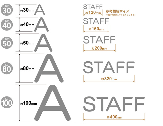 選べる文字サイズ