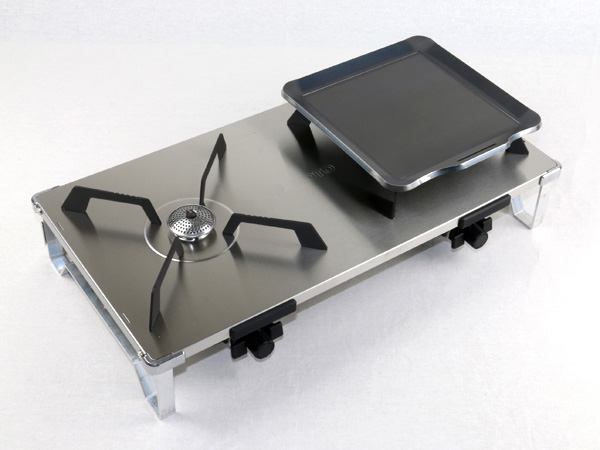 アウトドア テーブル/チェア SOTO レギュレーター2バーナー GRID(グリッド) 対応グリルプレート 