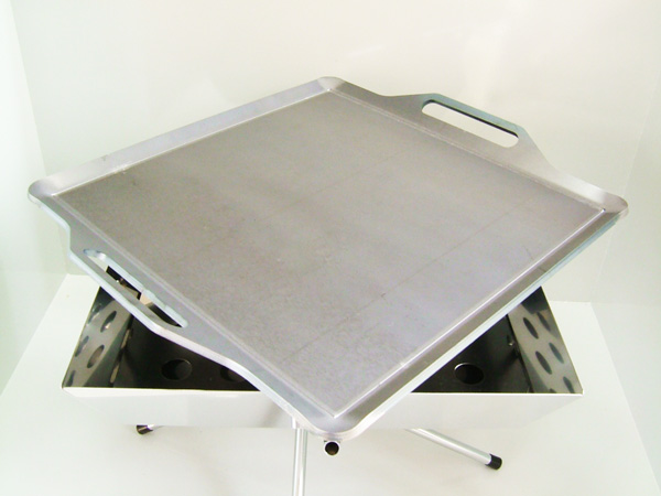 ユニフレーム ファイアグリル対応グリルプレート：バーベキュー鉄板の加工販売『鉄板市場』